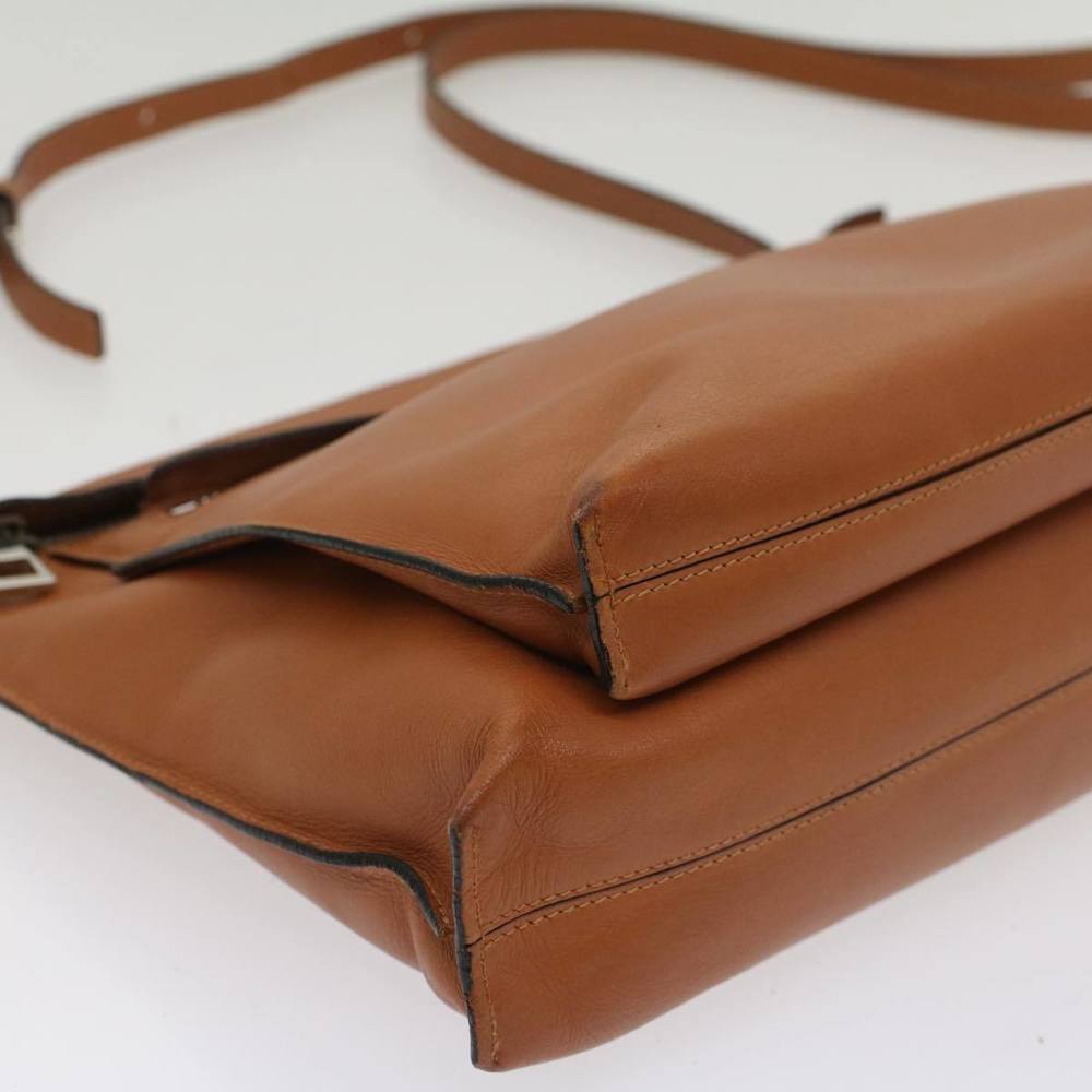 LOEWE Shoulder Bag Leather Brown Auth hk848 - Picture 14 of 16